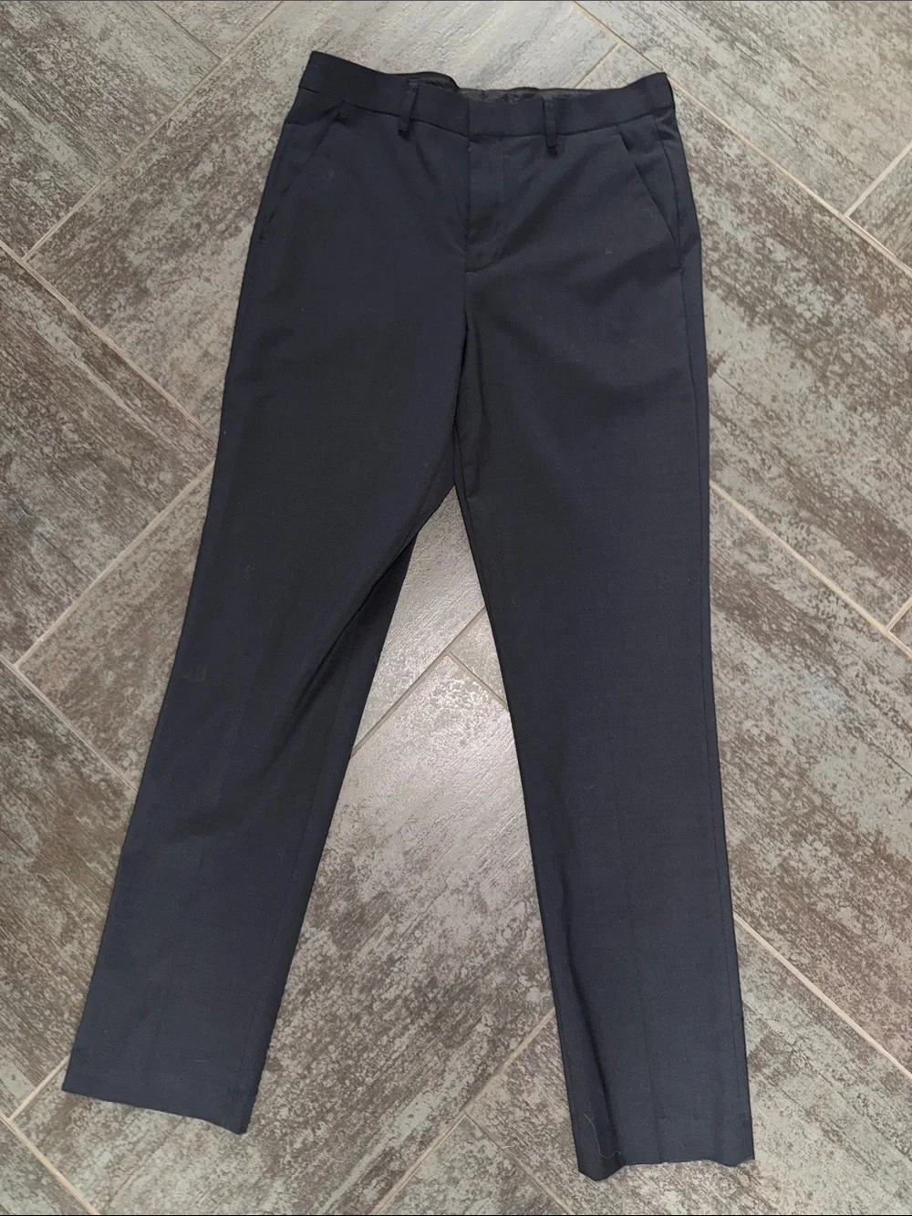 Express Men's Black Dress Pants - Slim Straight 30 x 34L